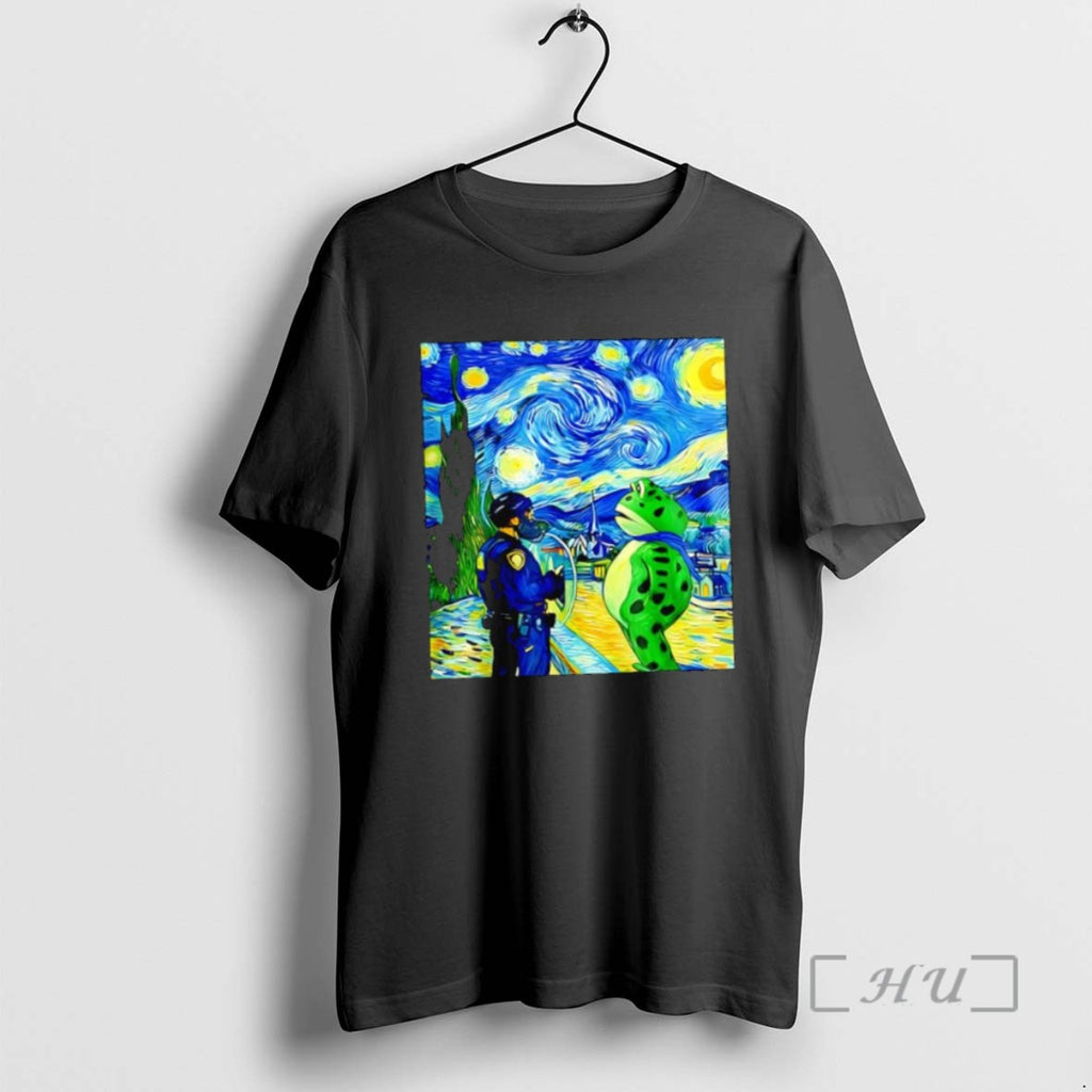 Officials Frog Resist Portland Starry Night Van Gogh Shirts Sweater