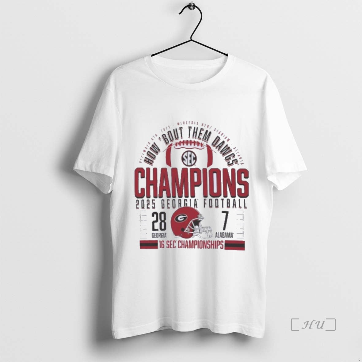 Officials Georgia Bulldogs Sec Football Champions 16 Sec Championship