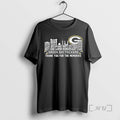 Officials Green Bay Skyline X Green Bay Packers Typo Team Name Premium T Shirts Sweater
