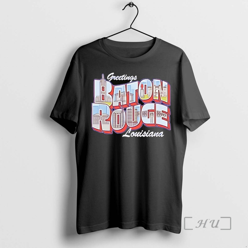 Officials Greetings Baton Rouge Louisiana Skyline Shirts Sweater