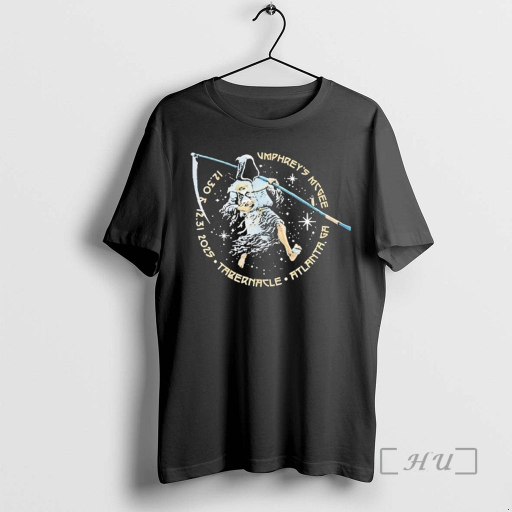 Officials Grim Reaper Umphreys Mcgee Atlanta Tabernacle Tour 12 30 31 2025 Premium T Shirts