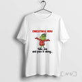 Officials Grinch Hug Take One Pass Along Merry Xmas