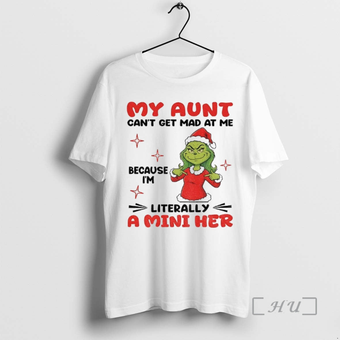 Officials Grinch Santa Hat My Aunt Cant Get Mad Me Because Im Literally