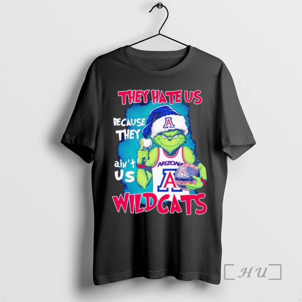 Officials Grinch They Hate Us Because They Aint Us Arizona Wildcats Shirts Sweater