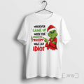 Officials Grinch Wearing Santa Hat Whoever Came Up With Me Spelling For Receipt Was An