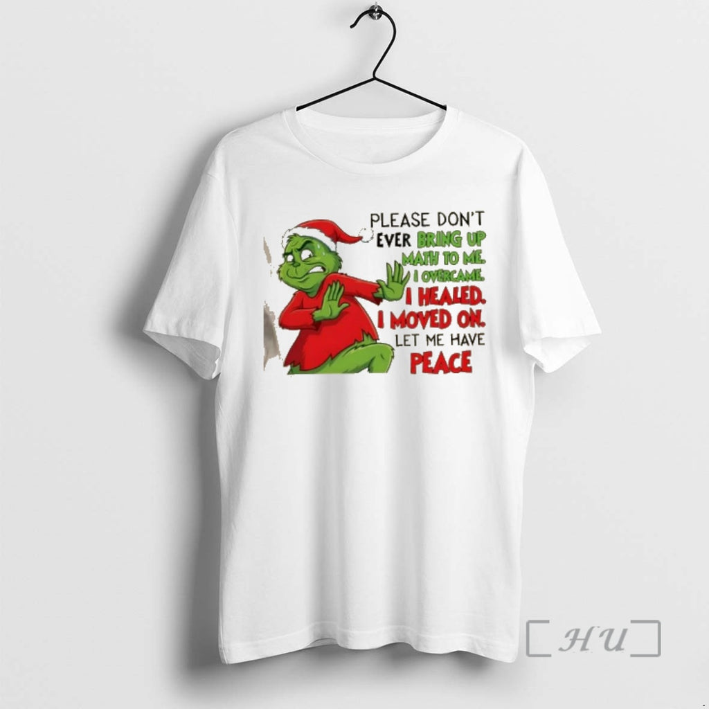 Officials Grinch Wearing Santa Hat Please Dont Ever Bring Up Math To Me I Overcame