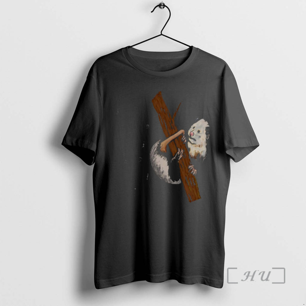 Officials Hangin In There Like A Hair In A Biscuit Possum Premium T Shirts Sweater