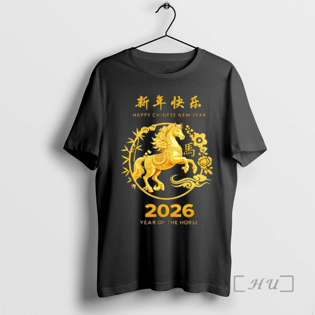 Officials Happy Chinese Lunar New Year 2026 Year Of The Horse Premium T Shirts Sweater
