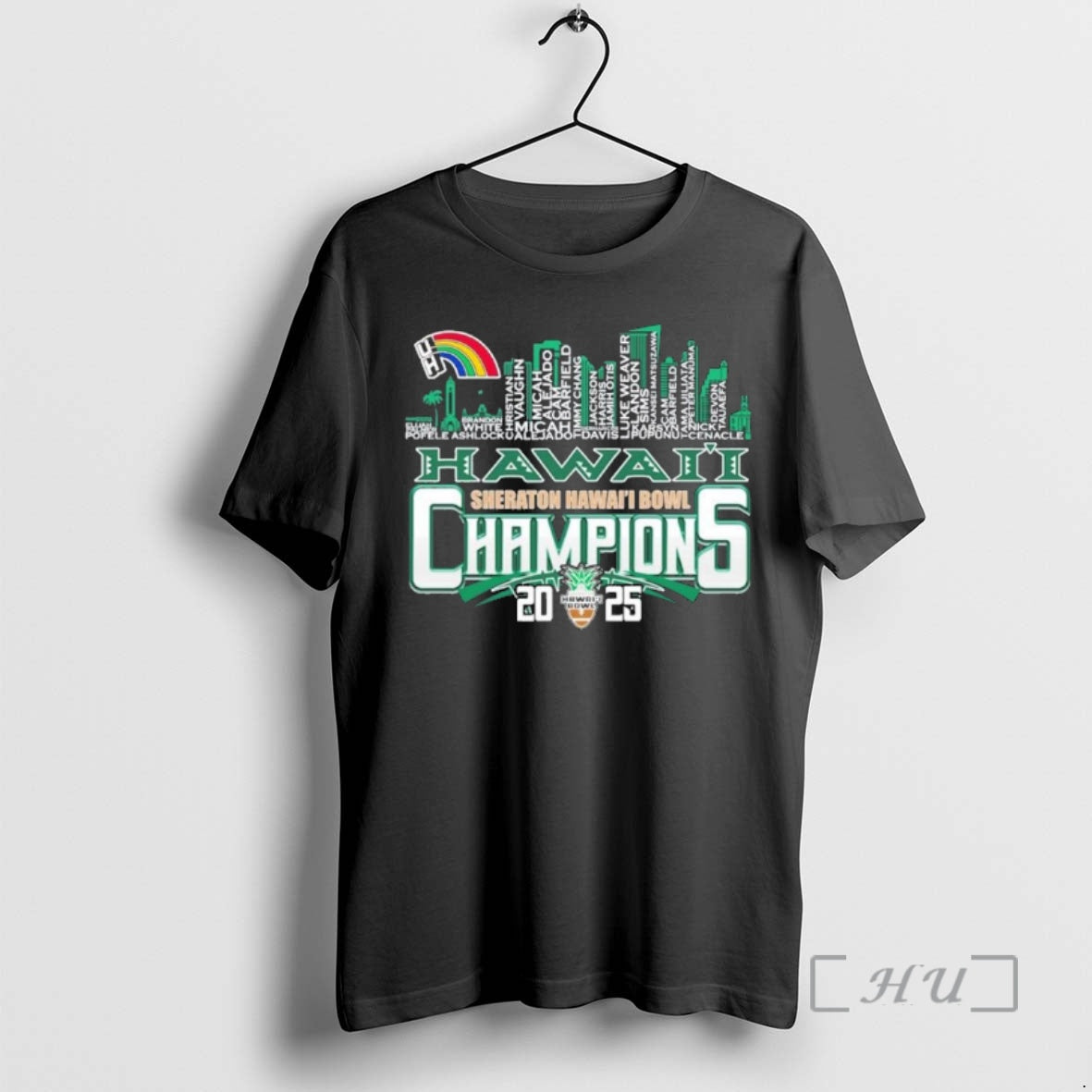 Officials Hawaii Rainbow Warriors Skyline Players Name 2025 Hawaii Bowl Champions