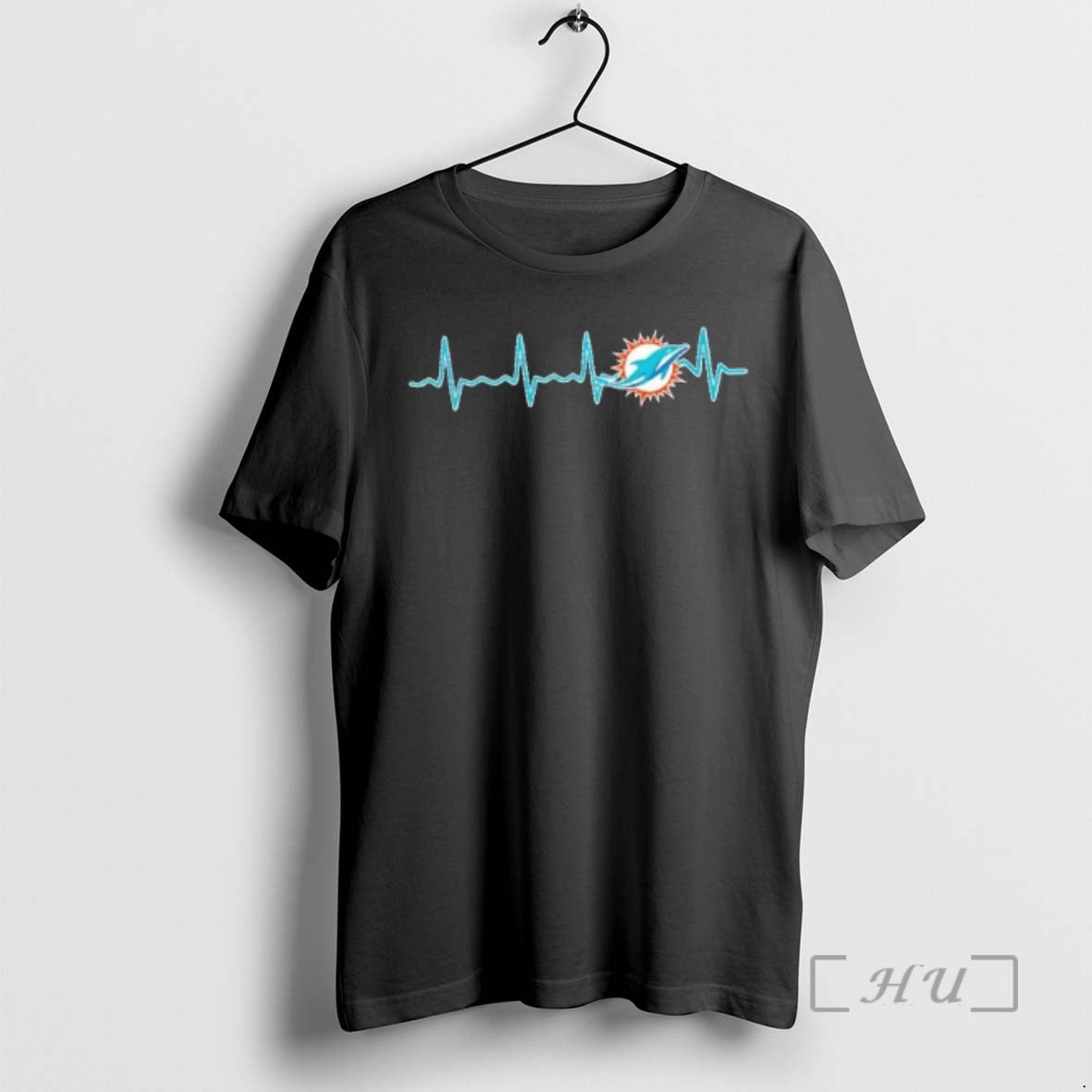 Officials Heartbeat Miami Dolphins Football Logo