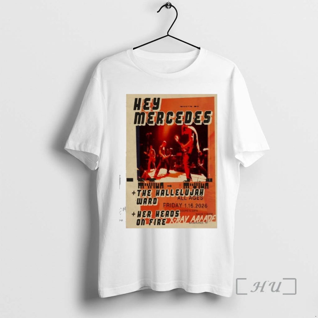 Officials Hey Mercedes X Ray Arcade Cudahy Wi Jan 16 2026 Premium T Shirts Sweater