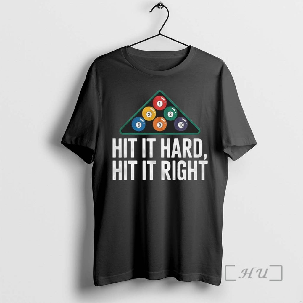 Officials Hit It Hard Hit It Right Play Billiards Shirts Sweater