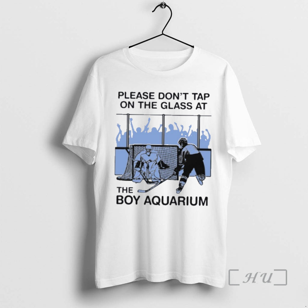 Officials Hockey Please Dont Tap On The Glass At The Boy Aquarium Premium T Shirts