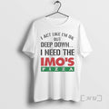 Officials I Act Like Im Ok But Deep Imos Pizza Logo Meme Premium T Shirts