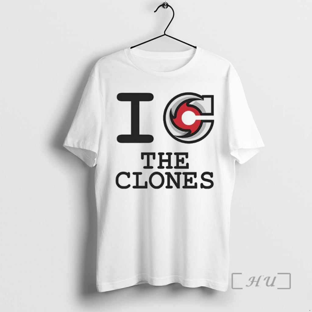 Officials I Love The Clones Cincinnati Cyclones Hockey Shirts Sweater