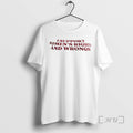 Officials I Support Rights Wrongs Text