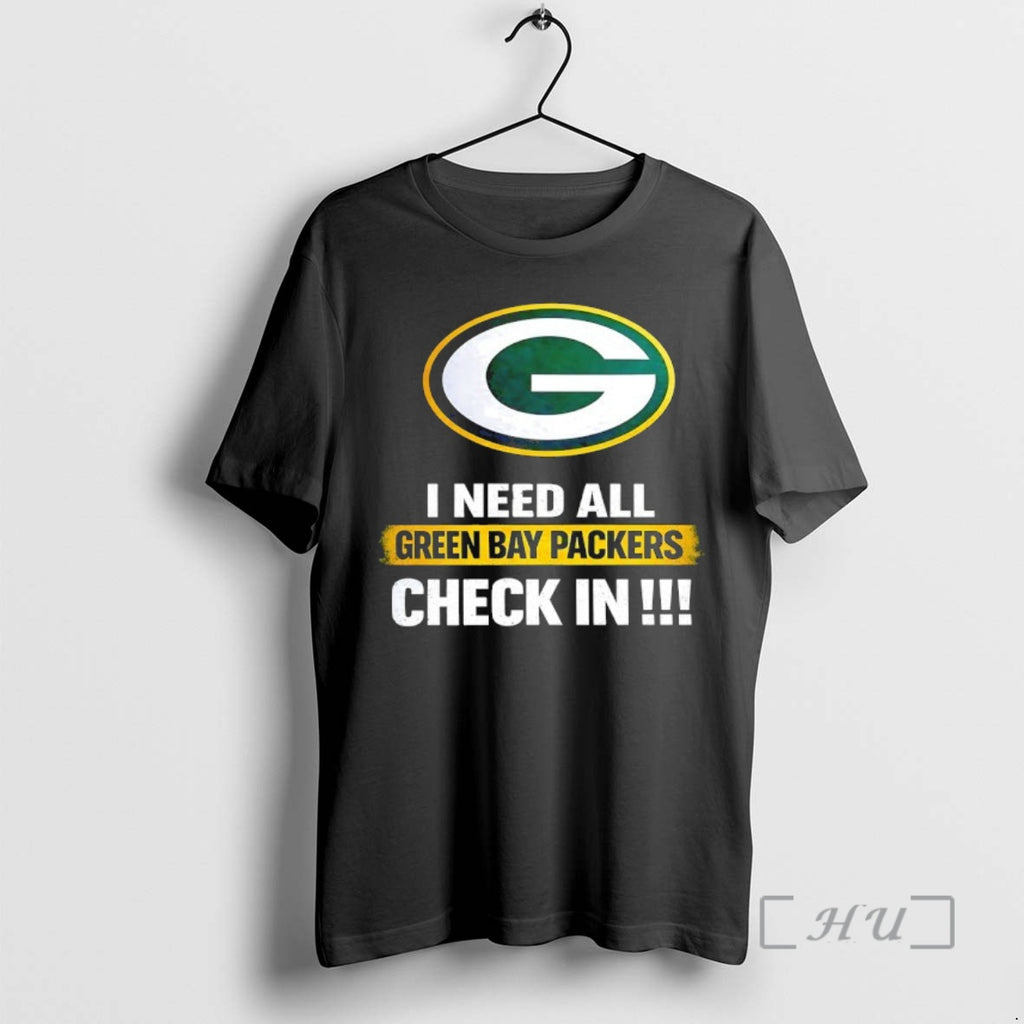Officials I Need All Green Bay Packers Check In