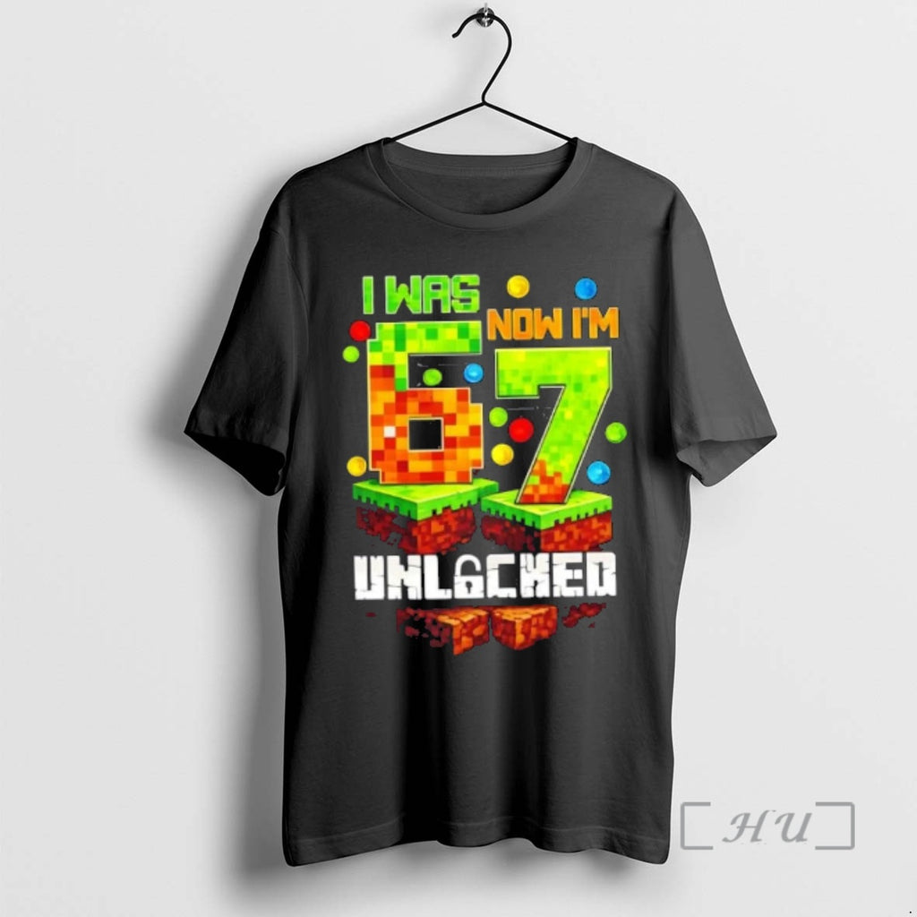 Officials I Was 6 Now Im 7 Pixel Game Unlocked Gamer 7th Birthday Premium