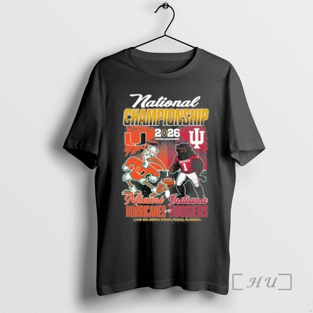 Officials Iu Vs Miami Mascot 2026 Cfp National Championship