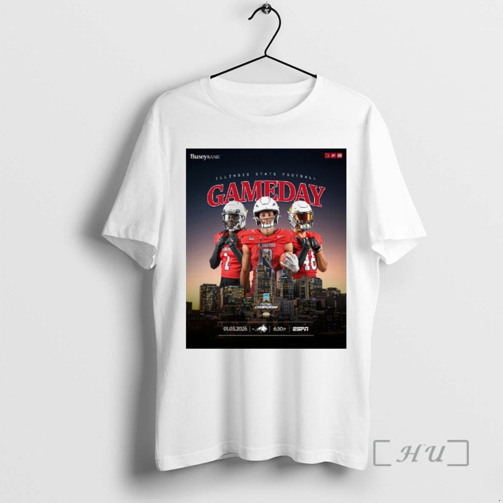 Officials Illinois State Redbirds 2026 Ncaa Football Championship In Nashville Tennessee Premium T Shirts Sweater