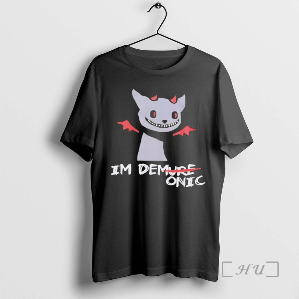 Officials Im Demure Demonic Cat Funny