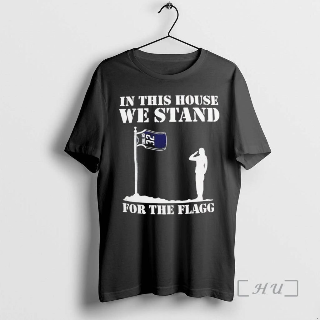Officials In This House We Stand For The Flagg Dallas Cowboys Premium T Shirts Sweater