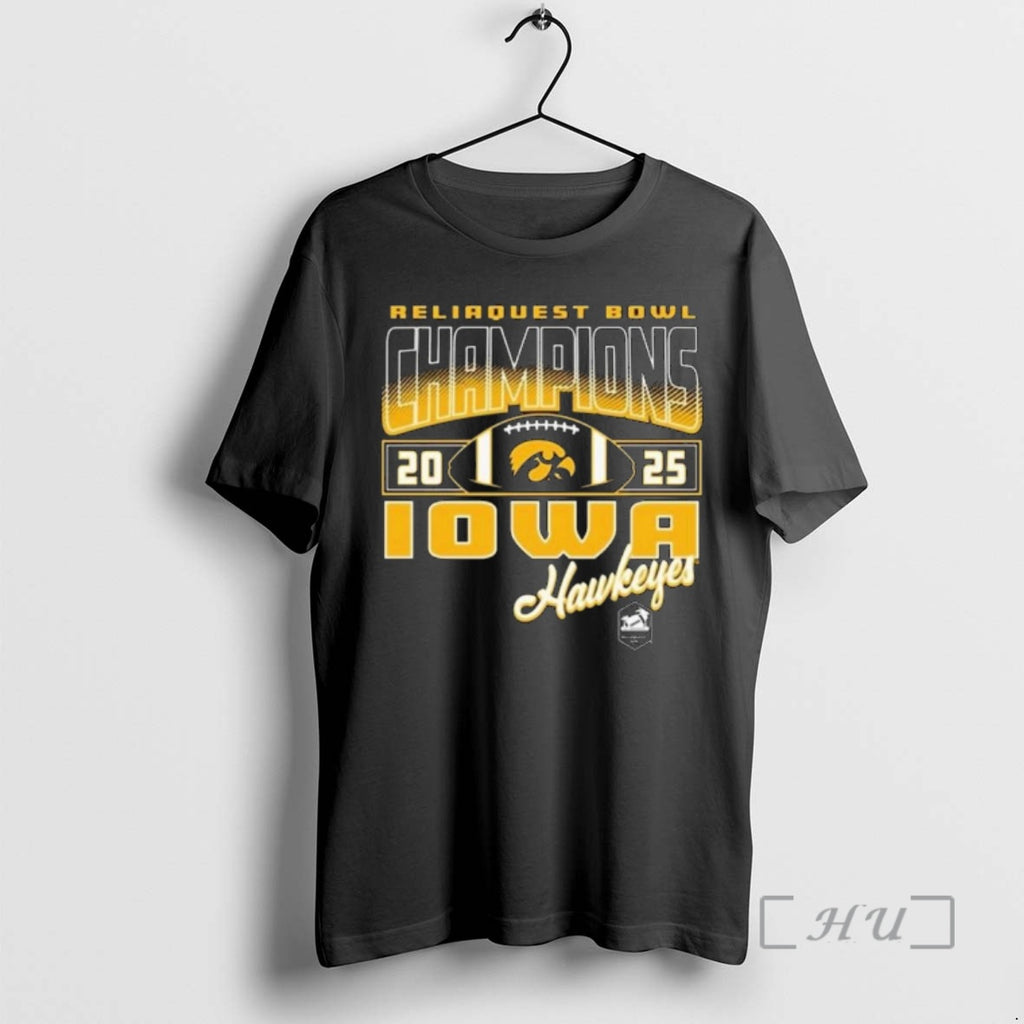 Officials Iowa Hawkeyes 2025 Reliaquest Bowl Champions Logo