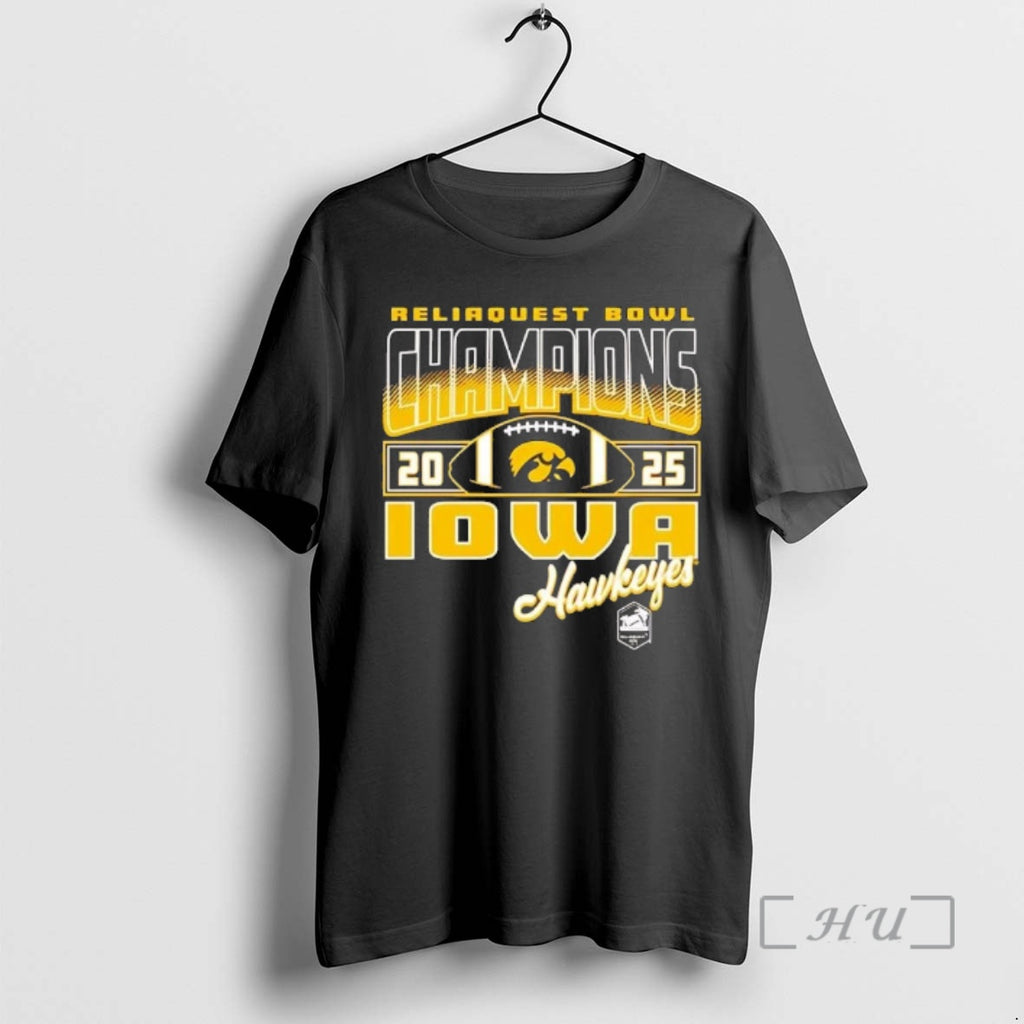 Officials Iowa Hawkeyes 2025 Reliaquest Bowl Champions Football