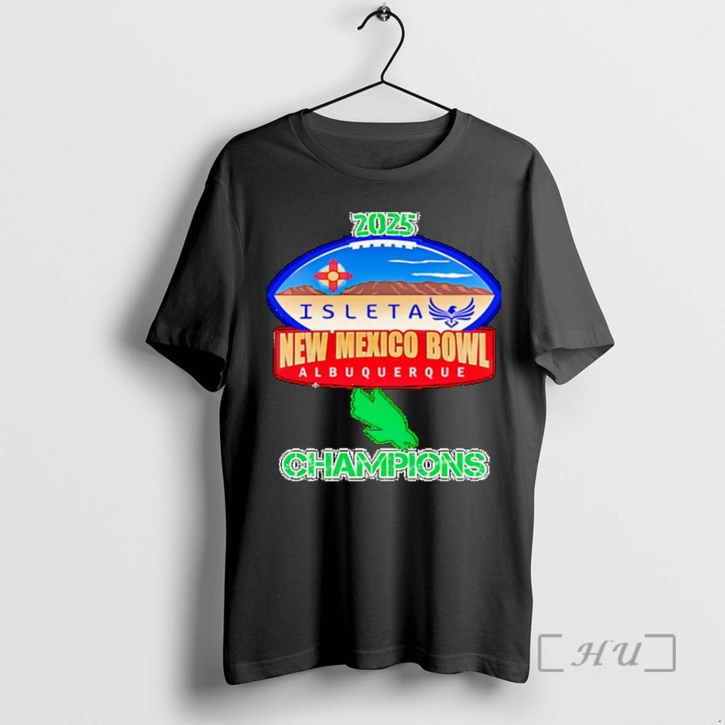 Officials Isleta New Mexico Bowl 2025 North Texas Mean Green Champions Premium T Shirts Sweater