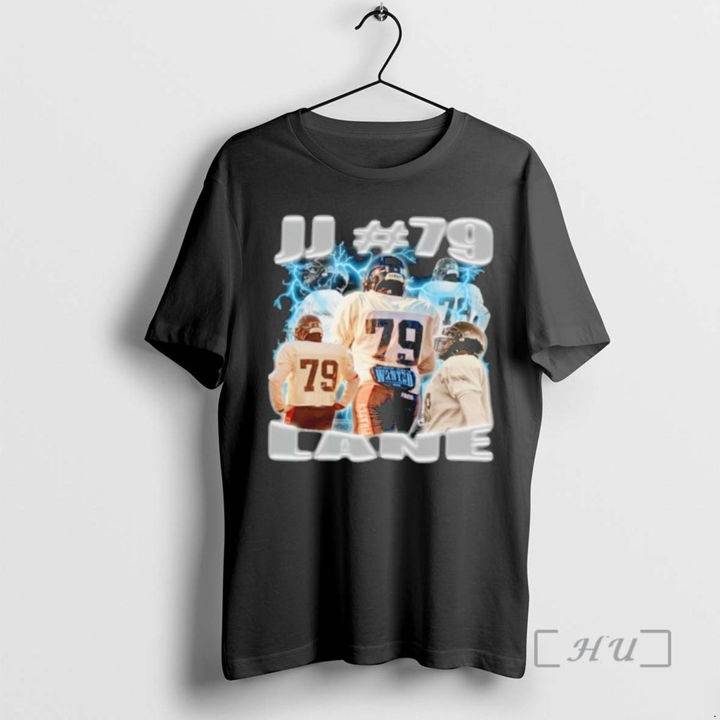 Officials Jj Lane 79 Football Lightning Graphic