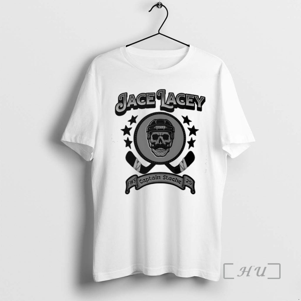 Officials Jace Lacey Hockey Player Buckets Off Captain Stache 2025 Shirts Sweater