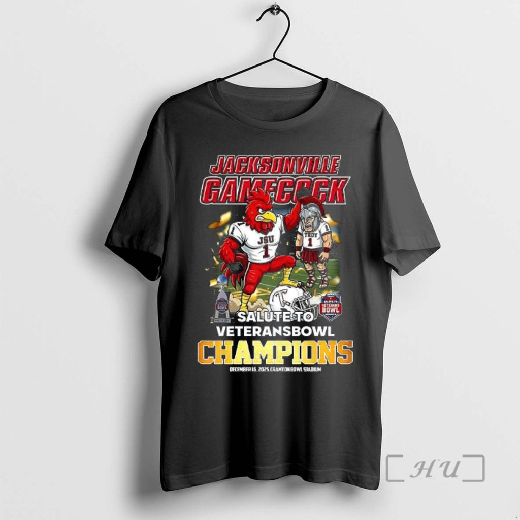 Officials Jacksonville State Gamecocks Beat Troy Trojans Ncaa Salute To Veterans Bowl Champions Mascot Premium