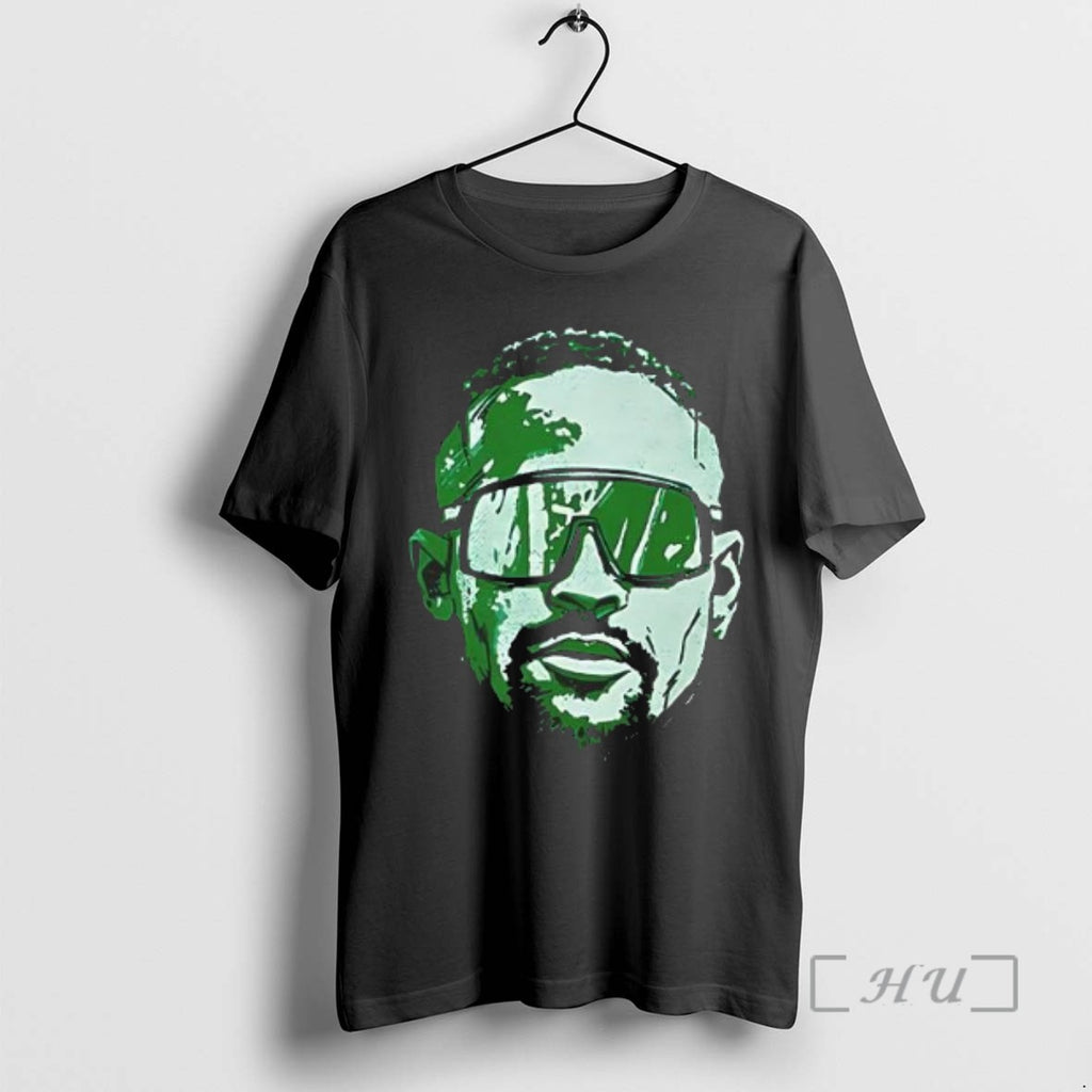 Officials Jalen Hurts Big Head Philadelphia Football Green Shirts Sweater