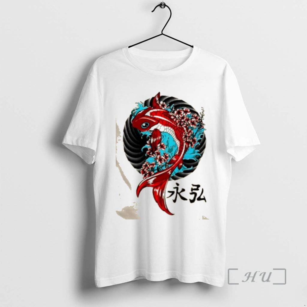 Officials Japanese Koi Fish And Cherry Blossom