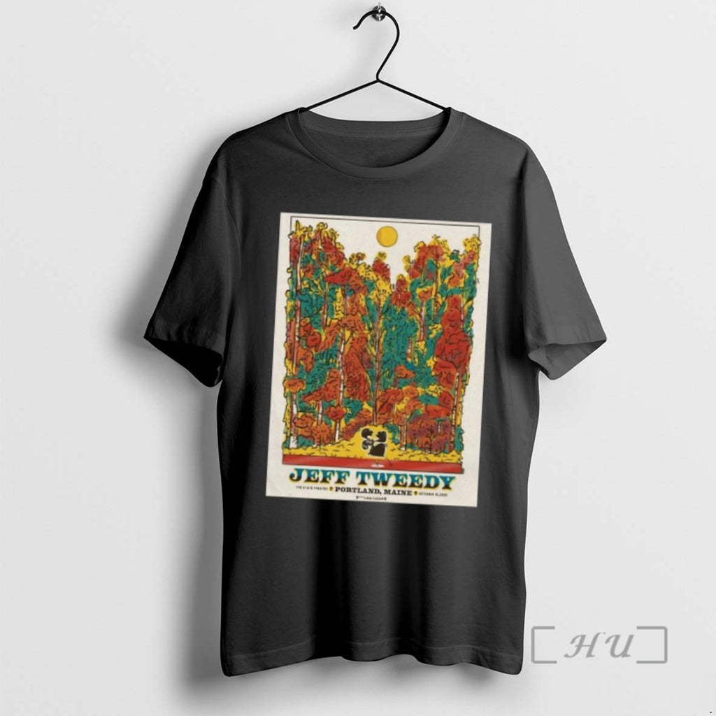 Officials Jeff Tweedy October 16 2025 State Theatre In Portland Maine Long Sleve Shirts Sweater
