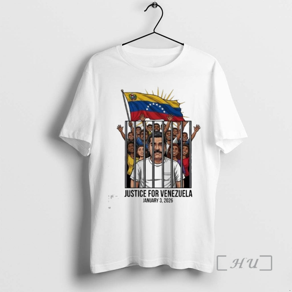Officials Justice For Venezuela No More Dictatorship January 3 2026 Democracy Premium T Shirts Sweater