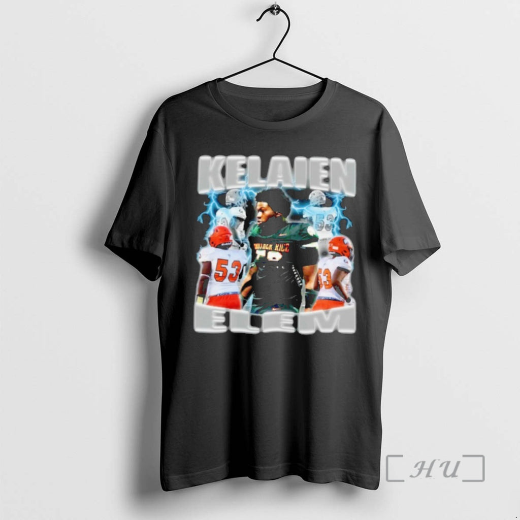 Officials Kelaien Elem Football Lightning Graphic