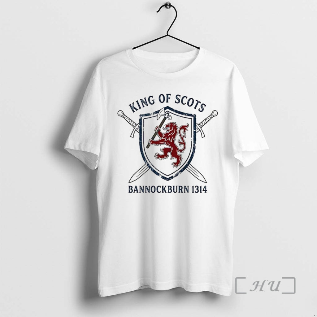 Officials King Of Scots Bannockburn Robert The Bruce 1314 Shield Logo Premium T Shirts Sweater
