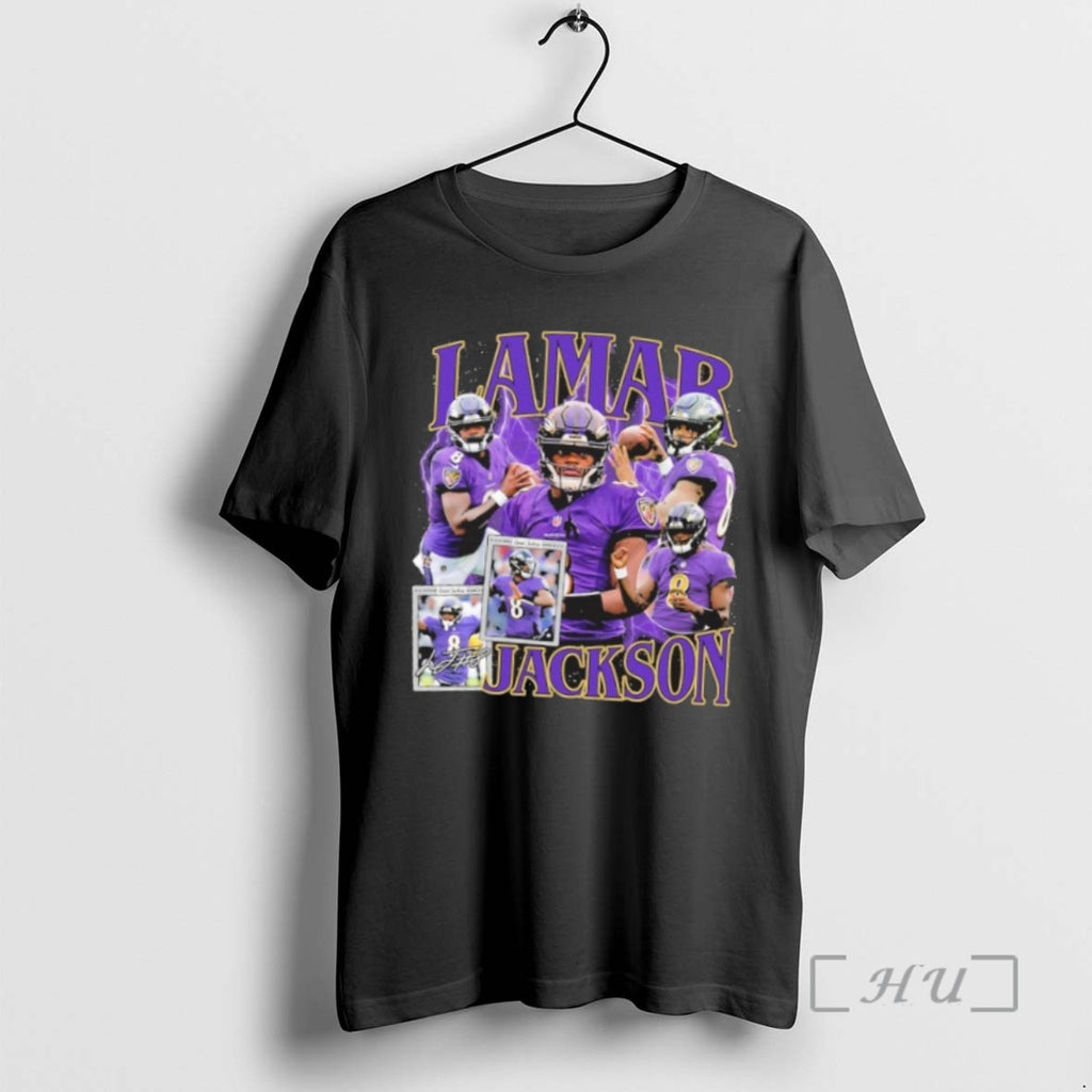 Officials Lamar Jackson 8 Player Signature Shirts Sweater