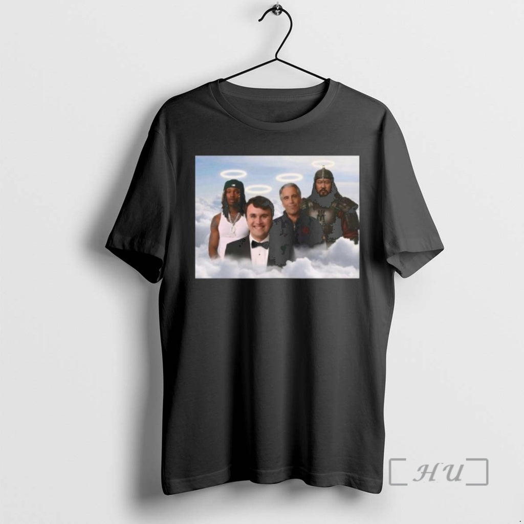 Officials Legends In Heaven Heavy King Von Charlie Kirk Genghis Khan Jeffrey Epstein Premium