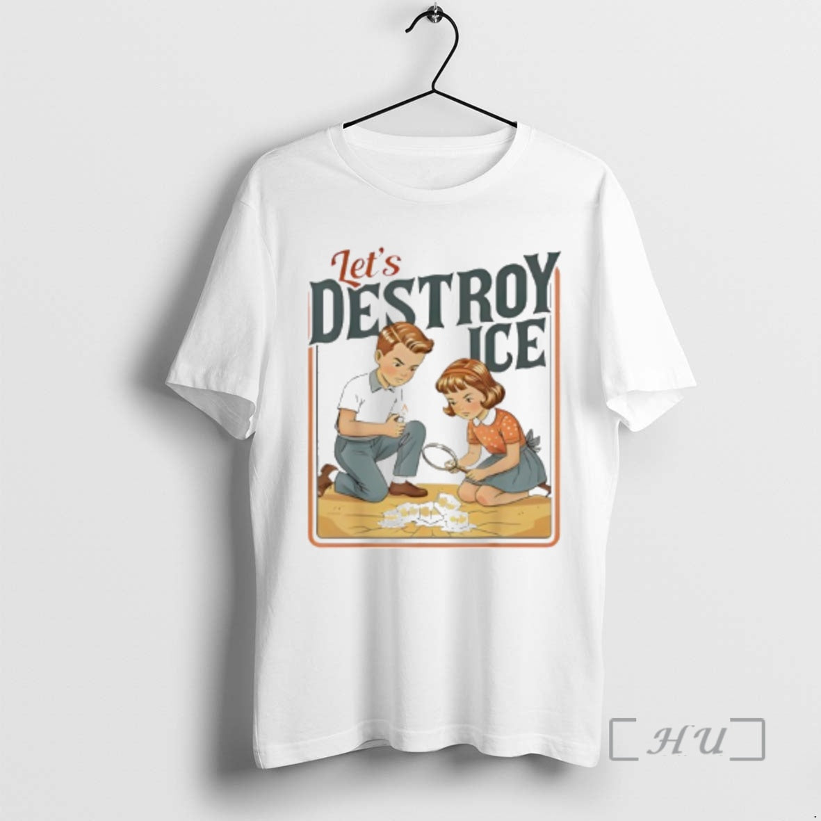 Officials Lets Destroy Ice Vintage Retro