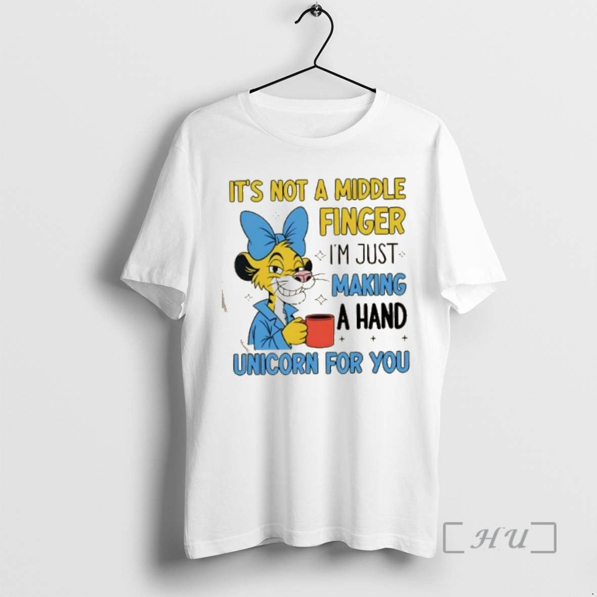 Officials Lion Not Middle Finger Im Just Making Hand Unicorn You