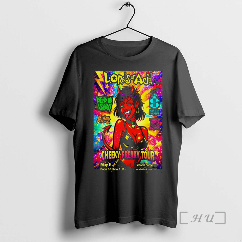 Officials Lords Of Acid Bottom Lounge In Chicago Il May 6 2026 Premium T Shirts