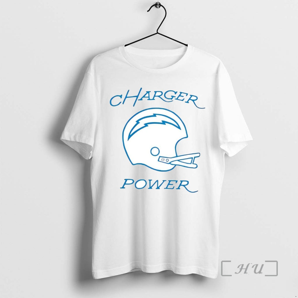 Officials Los Angeles Chargers Power Helmet Shirts Sweater