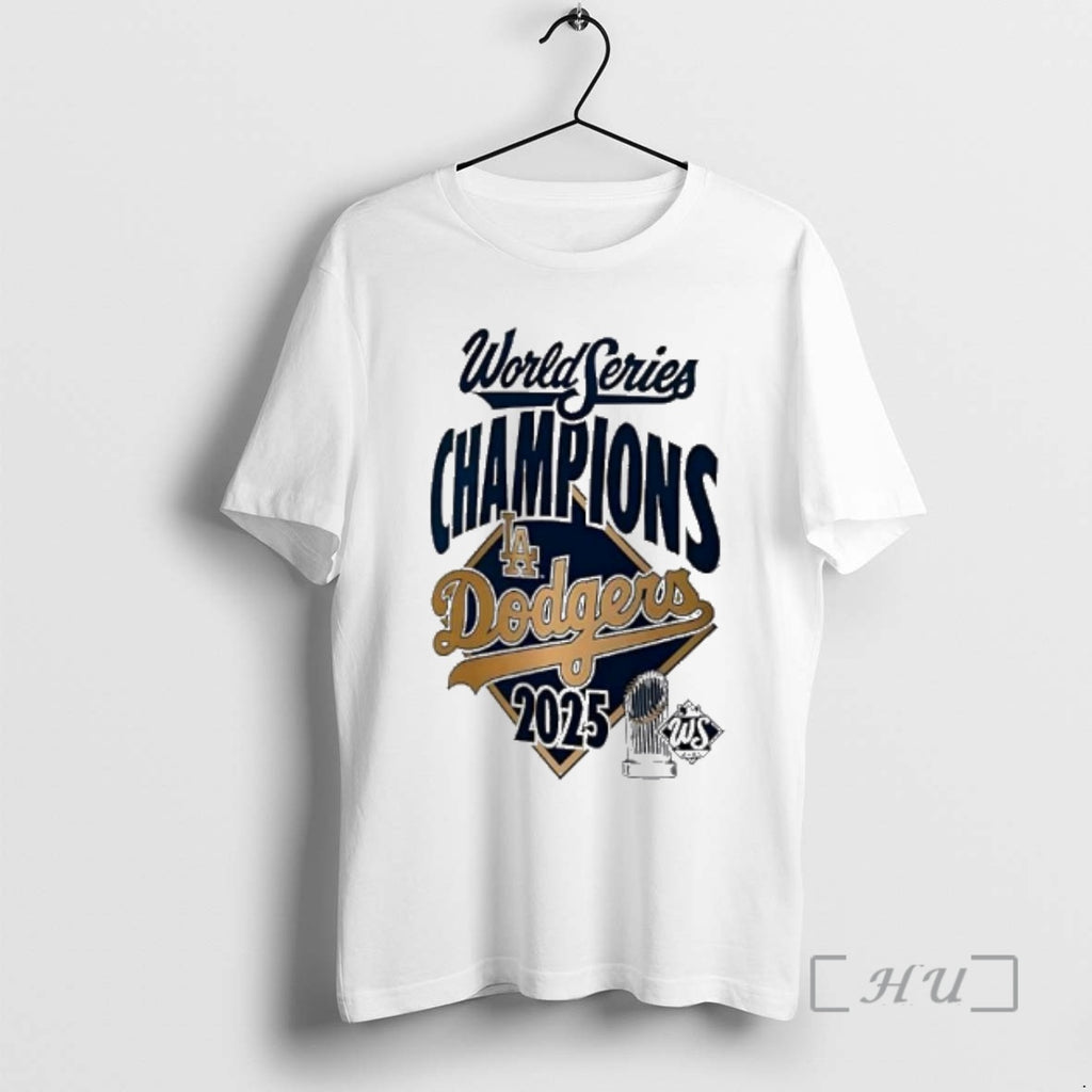 Officials Los Angeles Dodgers 2025 World Series Champions Locker Room Replica Premium T Shirts Sweater