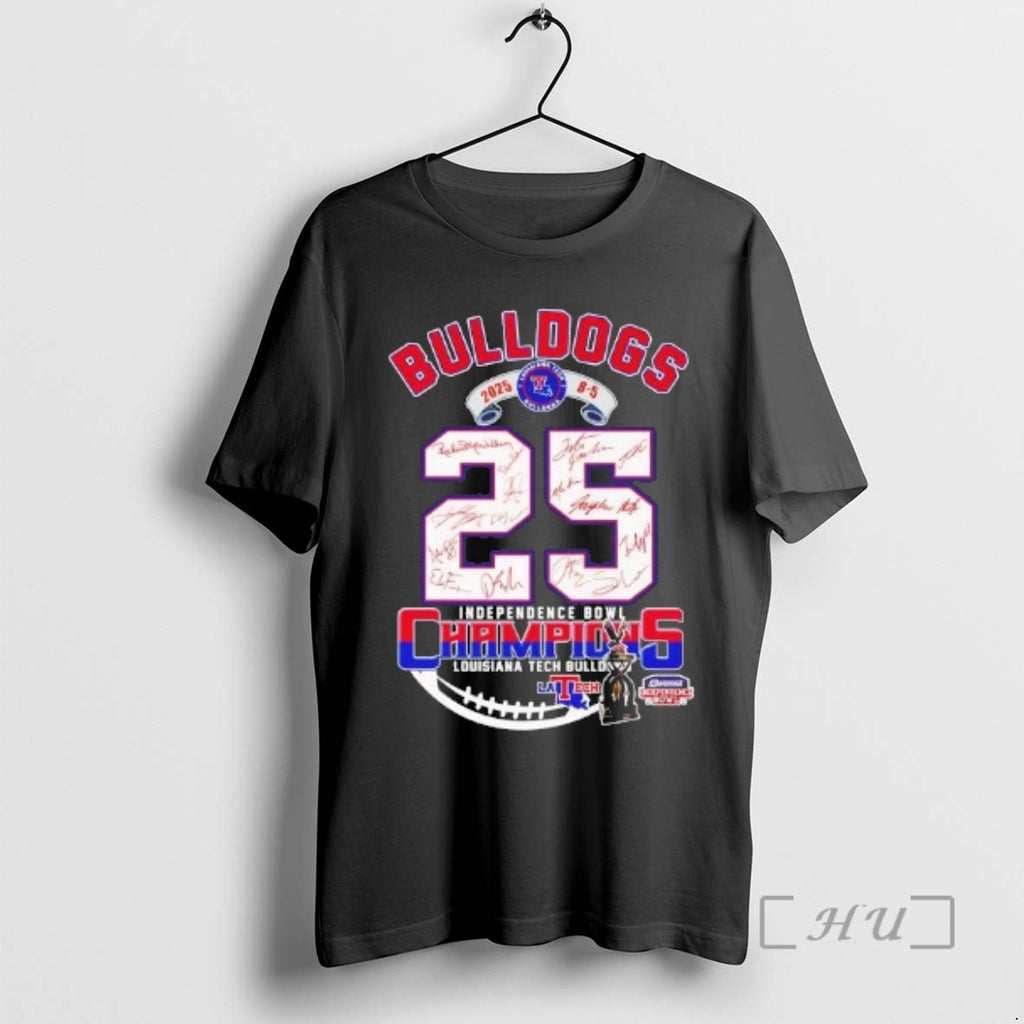 Officials Louisiana Tech Bulldogs 2025 Independence Bowl Champions Perfect Season