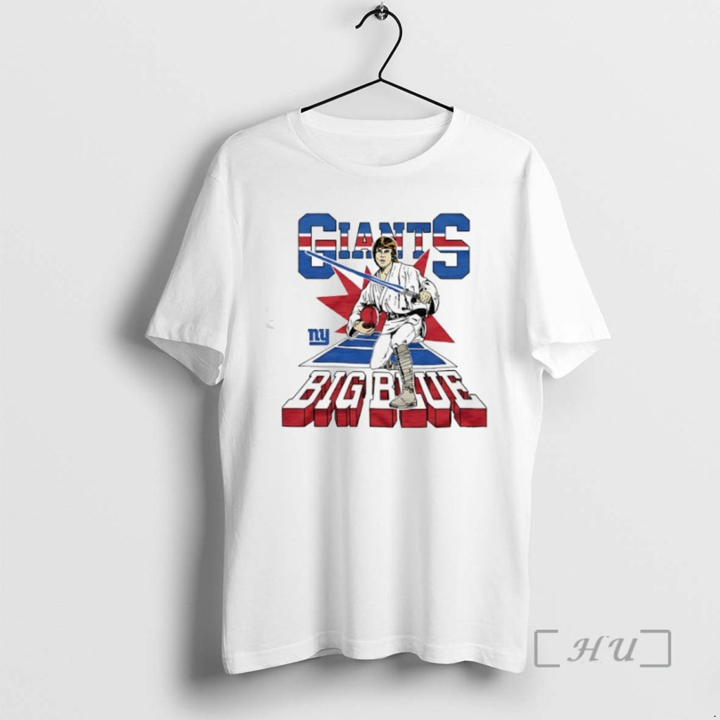 Officials Luke Skywalker X New York Giants Big Blue Ny Shirts Sweater