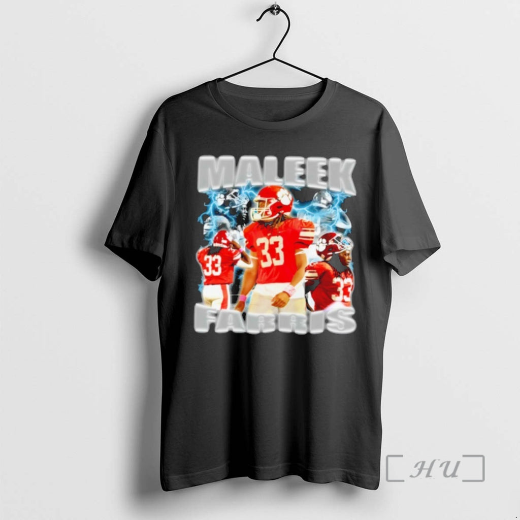 Officials Maleek Farris Football Lightning Graphic