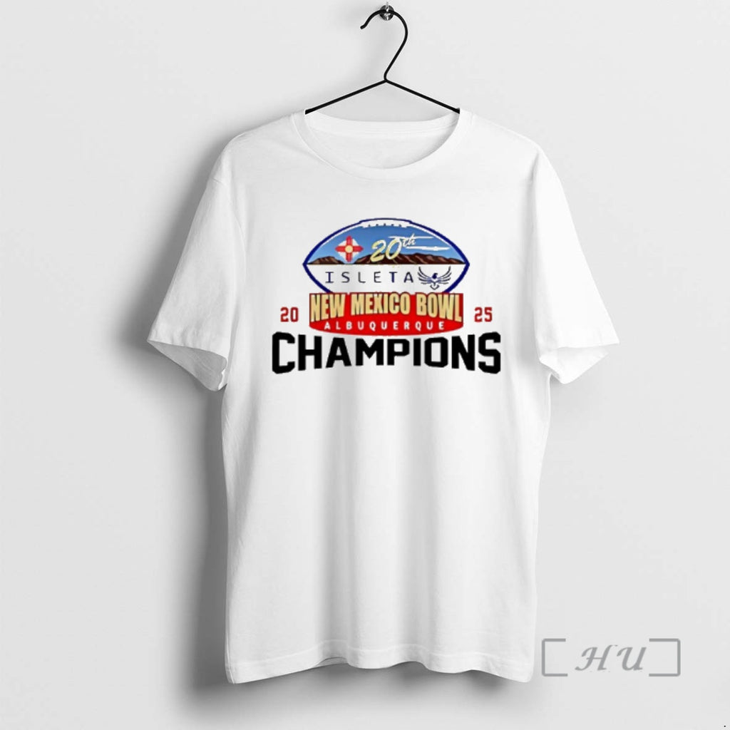 Officials Mean Green Football 2025 Isleta New Mexico Bowl Champions Logo Premium T Shirts Sweater
