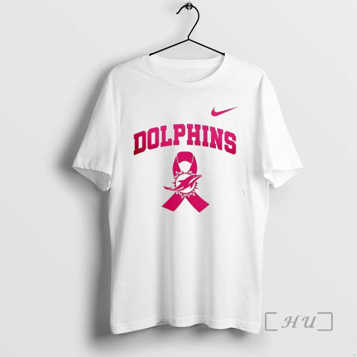 Officials Miami Dolphins Cancer Awareness Never Ever Giving Up Hope